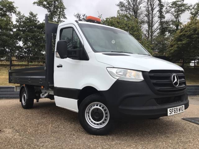 Mercedes-Benz Sprinter 2.1 3.5t Chassis Cab Dropside Diesel White