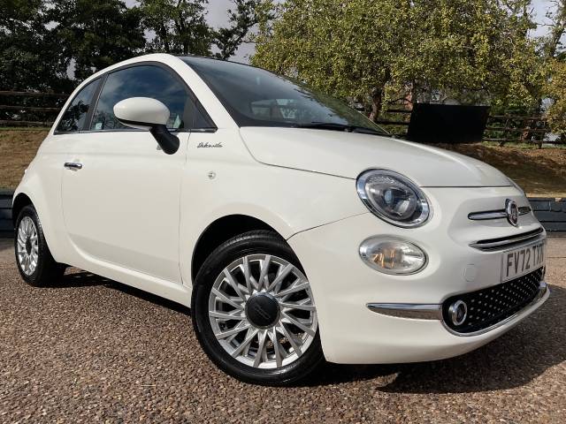 Fiat 500 1.0 Mild Hybrid Dolcevita [Part Leather] 3dr Hatchback Petrol White