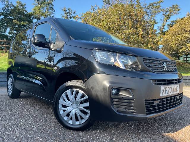 Peugeot Partner 1000 1.5 BlueHDi 100 Asphalt Premium + Van Panel Van Diesel Black