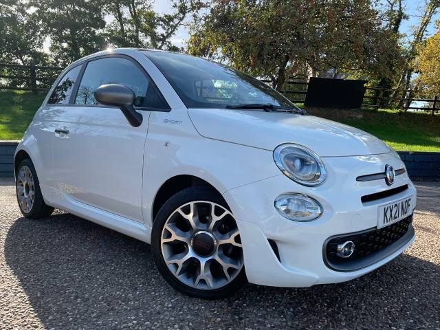 Fiat 500 1.0 Mild Hybrid Sport 3dr Hatchback Petrol White
